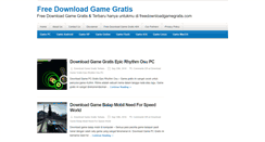 Desktop Screenshot of freedownloadgamegratis.com