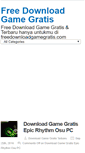 Mobile Screenshot of freedownloadgamegratis.com